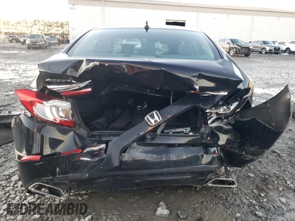2020 Honda Accord EX-L with VIN 1HGCV2F52LA019775, listed as a Copart auction lot 82235704 with 75,219 mi miles and Salvage title. Bid and sale history available at DreamBid. Image 6.