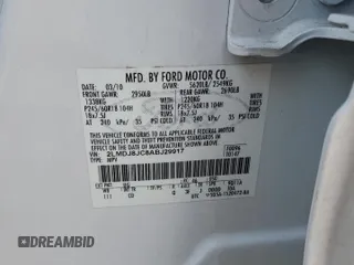 2010 Lincoln MKX z VIN 2LMDJ8JC8ABJ29917, wystawiony jako Copart lot #50023835 z przebiegiem 92 425 mil mil oraz Szkoda całkowita • Salvage title. Historia ofert i sprzedaży dostępna na DreamBid. Obrazek 13.