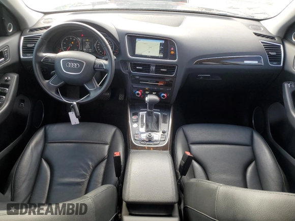 2014 Audi Q5 Premium Plus with VIN WA1DGAFP7EA113642, listed as a Copart auction lot 81185514 with 48,038 mi miles and Salvage Title. Bid and sale history available at carsss.com. Image 8.