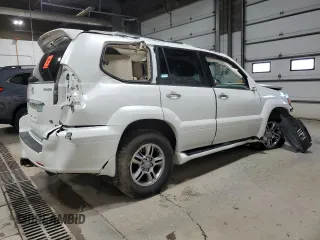 2008 Lexus GX 470 with VIN JTJBT20X380163291, listed as a Copart auction lot 51353695 with 190,640 mi miles and Salvage Title. Bid and sale history available at DreamBid. Image 3.