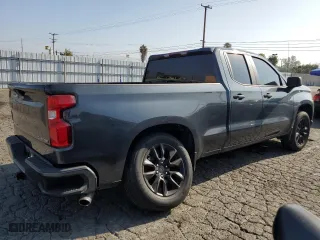 2019 Chevrolet Silverado 1500 Custom with VIN 1GCRWBEH8KZ413573, listed as a Copart auction lot 57072504 with 53,484 mi miles and Salvage Title. Bid and sale history available at carsss.com. Image 3.