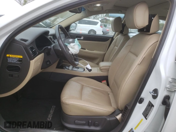2009 Hyundai Genesis with VIN KMHGC46E29U039092, listed as a Copart auction lot 51525935 with 83,191 mi miles and Salvage Title. Bid and sale history available at DreamBid. Image 7.