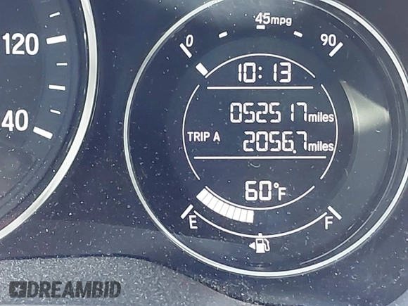 2016 Honda HR-V EX with VIN 3CZRU5H54GM719519, listed as a IAAI auction lot 42033480 with 52,517 mi miles. Bid and sale history available at carsss.com. Image 16.