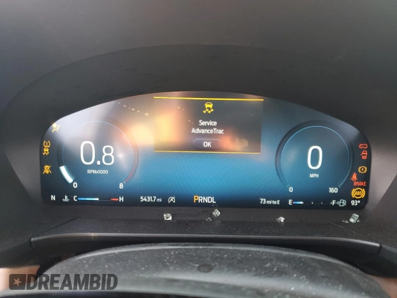 2024 Ford Escape Platinum with VIN 1FMCU9JAXRUA33229, listed as a Copart auction lot 44464685 with 5,431 mi miles and Salvage Title. Bid and sale history available at DreamBid. Image 9.