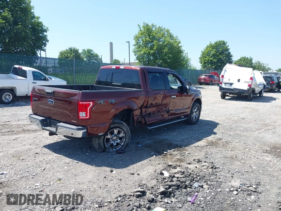 2016 Ford F-150 XLT with VIN 1FTEW1EF2GFD09497, listed as a IAAI auction lot 42579362 with 95,337 mi miles and . Bid and sale history available at DreamBid. Image 4.