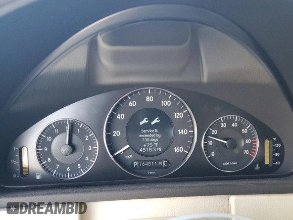 2005 Mercedes-Benz CLK 320 with VIN WDBTK65JX5F144573, listed as a Copart auction lot 82490314 with 164,811 mi miles and Clean Title. Bid and sale history available at DreamBid. Image 9.