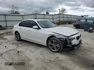 2017 BMW 3 Series 330i xDrive with VIN WBA8D9G5XHNT91599, listed as a Copart auction lot 55810245 with 88,250 mi miles and Salvage title. Bid and sale history available at DreamBid. Image 4.