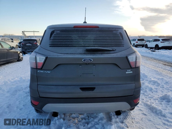 2017 Ford Escape SE with VIN 1FMCU0GD8HUE14993, listed as a Copart auction lot 87868485 with 118,768 mi miles and Salvage Title. Bid and sale history available at carsss.com. Image 6.