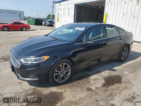 2020 Ford Fusion SEL with VIN 3FA6P0CD7LR203286, listed as a Copart auction lot 63454335 with 147,252 mi miles and Clean title. Bid and sale history available at DreamBid. Image 1.