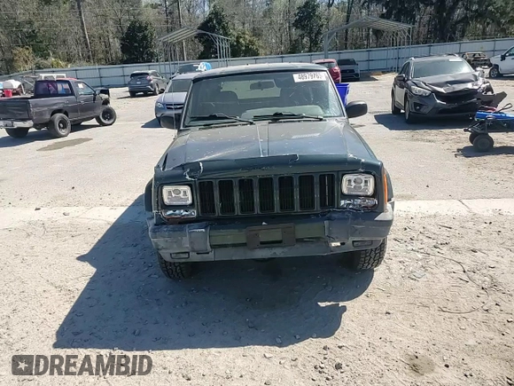 2001 Jeep Cherokee Sport with VIN 1J4FT48S71L611958, listed as a Copart auction lot 48979765 with 108,742 mi miles and Salvage Title. Bid and sale history available at carsss.com. Image 11.