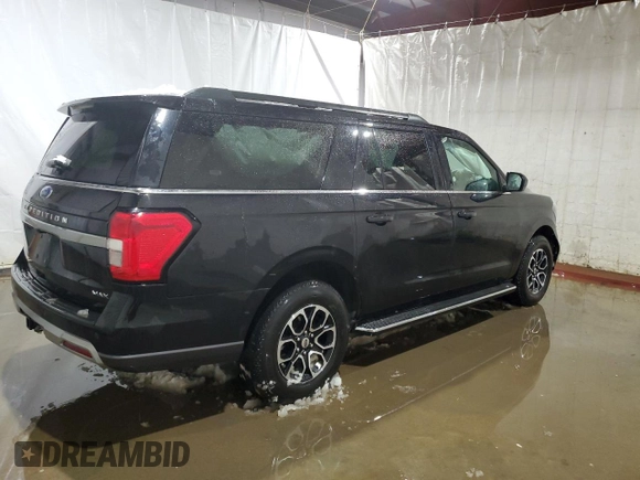 2023 Ford Expedition Max XLT z VIN 1FMJK1H84PEA29685, wystawiony jako Copart lot #45220135 z przebiegiem 44 242 mil mil oraz Szkoda całkowita • Salvage title. Historia ofert i sprzedaży dostępna na DreamBid. Obrazek 3.