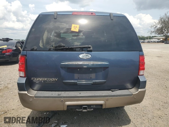 2004 Ford Expedition Eddie Bauer with VIN 1FMEU17W24LB01664, listed as a Copart auction lot 59003875 with Not provided miles and Salvage title. Bid and sale history available at DreamBid. Image 6.