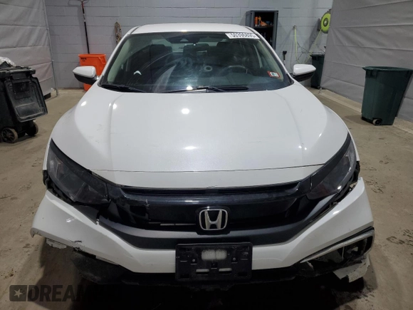 2019 Honda Civic LX with VIN 2HGFC2F61KH560862, listed as a Copart auction lot 50396895 with 55,653 mi miles and Salvage Title. Bid and sale history available at DreamBid. Image 5.