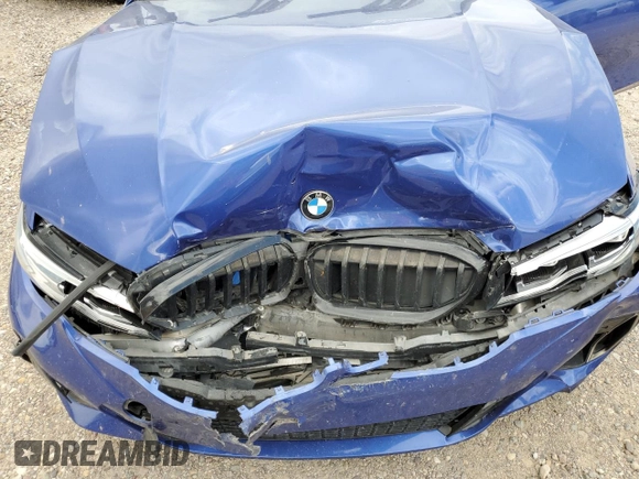 2020 BMW 3 Series M340i with VIN 3MW5U7J06L8B36769, listed as a Copart auction lot 68188424 with 0 mi miles and Salvage Title. Bid and sale history available at carsss.com. Image 12.