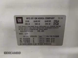 2015 Buick Encore Leather с VIN KL4CJCSB9FB076334, выставлен на аукционе IAAI как лот 42124116 с пробегом 72 717 миль миль и . История ставок и продаж доступна на DreamBid. Изображение 9.