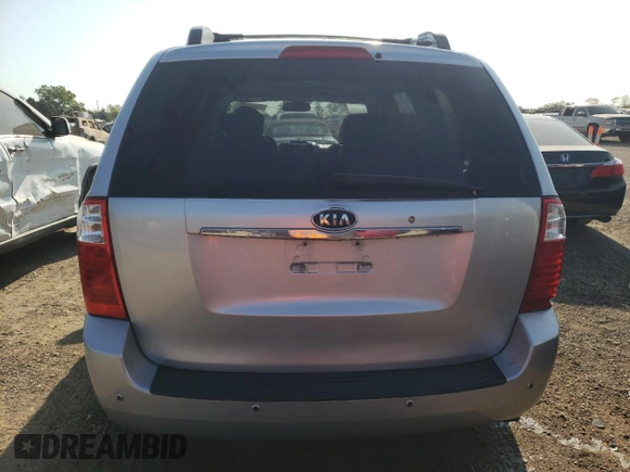 2007 Kia Sedona EX with VIN KNDMB233276174639, listed as a Copart auction lot 70691984 with 122,934 mi miles and Salvage Title. Bid and sale history available at carsss.com. Image 6.