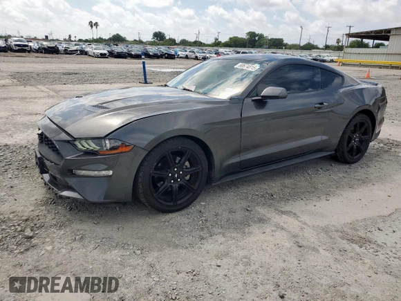 2019 Ford Mustang EcoBoost with VIN 1FA6P8TH9K5168463, listed as a Copart auction lot 60674815 with 79,480 mi miles and Salvage title. Bid and sale history available at DreamBid. Image 1.