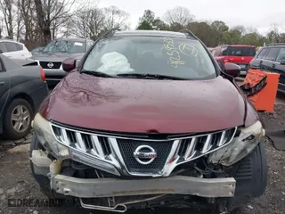 2009 Nissan Murano S with VIN JN8AZ18UX9W008239, listed as a IAAI auction lot 41259533 with 150,050 mi miles. Bid and sale history available at carsss.com. Image 12.