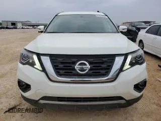 2019 Nissan Pathfinder SV z VIN 5N1DR2MN8KC635313, wystawiony jako Copart lot #51874245 z przebiegiem 107 462 mil mil oraz Czysty tytuł • Clean title. Historia ofert i sprzedaży dostępna na DreamBid. Obrazek 5.
