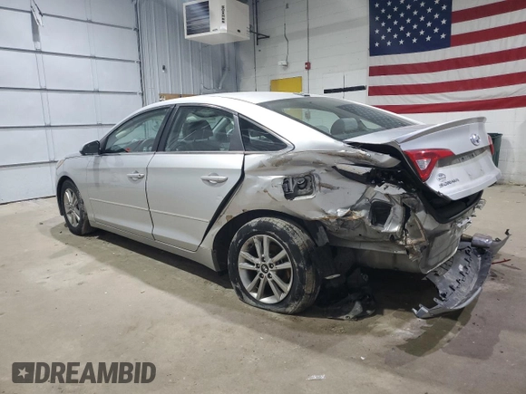 2017 Hyundai Sonata 2.4L with VIN 5NPE24AF3HH590025, listed as a Copart auction lot 47467755 with 40,037 mi miles and Salvage Title. Bid and sale history available at carsss.com. Image 2.