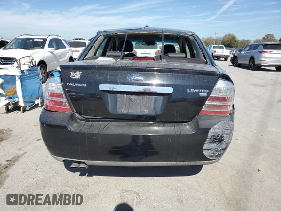2008 Ford Taurus Limited with VIN 1FAHP28W08G134163, listed as a Copart auction lot 80072614 with 121,614 mi miles and Salvage Title. Bid and sale history available at carsss.com. Image 6.