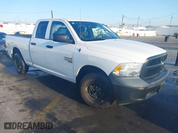 2019 Ram 1500 Classic Tradesman with VIN 1C6RR6FG7KS500515, listed as a IAAI auction lot 41959083 with 100,102 mi miles. Bid and sale history available at carsss.com. Image 1.