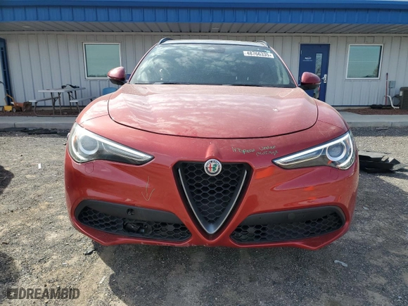 2018 Alfa Romeo Stelvio Ti Sport with VIN ZASFAKNN4J7B75102, listed as a Copart auction lot 48766335 with 82,917 mi miles and Clean Title. Bid and sale history available at carsss.com. Image 5.