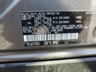 2023 Toyota bZ4X XLE z VIN JTMABACA1PA036308, wystawiony jako Copart lot #55640284 z przebiegiem Nie podano mil oraz . Historia ofert i sprzedaży dostępna na DreamBid. Obrazek 14.