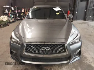 2018 Infiniti Q50 RED SPORT 400 with VIN JN1FV7AR9JM480988, listed as a IAAI auction lot 41662256 with 82,392 mi miles. Bid and sale history available at carsss.com. Image 6.