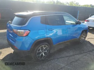 2025 Jeep Compass Limited with VIN 3C4NJDCN5ST565156, listed as a Copart auction lot 63471195 with 10,476 mi miles and Clean title. Bid and sale history available at DreamBid. Image 3.
