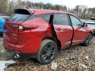 2021 Acura RDX w/A-Spec Package with VIN 5J8TC2H6XML046482, listed as a Copart auction lot 81801204 with 64,296 mi miles and Salvage Title. Bid and sale history available at carsss.com. Image 3.