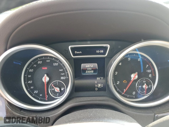 2017 Mercedes-Benz GLS 450 с VIN 4JGDF6EE7HA802361, выставлен на аукционе Copart как лот 58807965 с пробегом 23 355 миль миль и Списание • Salvage title. История ставок и продаж доступна на DreamBid. Изображение 9.