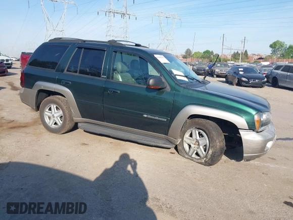 2002 Chevrolet TrailBlazer LTZ with VIN 1GNDT13S022481992, listed as a IAAI auction lot 42105335 with 71,456 mi miles and . Bid and sale history available at DreamBid. Image 1.