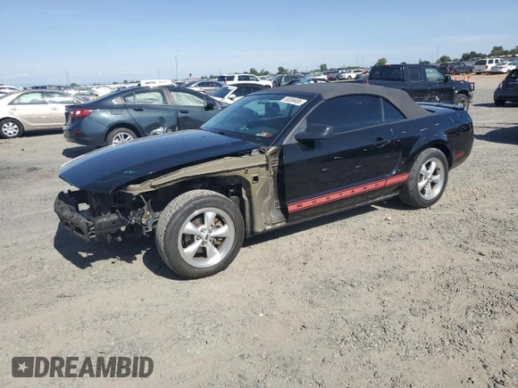 2008 Ford Mustang Deluxe with VIN 1ZVHT84N385113015, listed as a Copart auction lot 56558495 with 120,085 mi miles and Salvage title. Bid and sale history available at DreamBid. Image 1.
