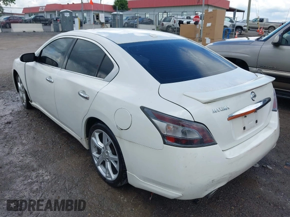 2012 Nissan Maxima SV with VIN 1N4AA5AP0CC841187, listed as a IAAI auction lot 42241646 with 169,211 mi miles and . Bid and sale history available at DreamBid. Image 3.