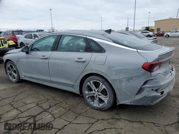 2021 Kia K5 GT-Line with VIN 5XXG64J24MG054054, listed as a Copart auction lot 46406945 with 28,680 mi miles and Salvage Title. Bid and sale history available at carsss.com. Image 2.