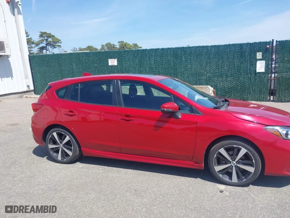 2017 Subaru Impreza Sport with VIN 4S3GTAM67H3738222, listed as a IAAI auction lot 42114564 with 116,600 mi miles. Bid and sale history available at carsss.com. Image 13.