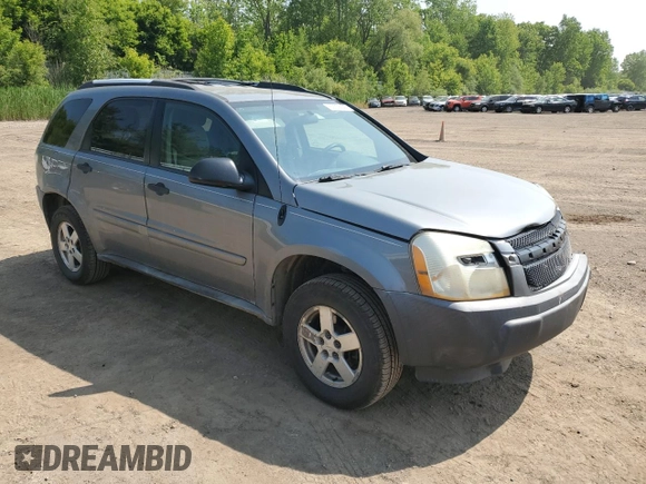 2005 Chevrolet Equinox LS z VIN 2CNDL13F856148163, wystawiony jako Copart lot #59356895 z przebiegiem 134 466 mil mil oraz Czysty tytuł • Clean title. Historia ofert i sprzedaży dostępna na DreamBid. Obrazek 4.