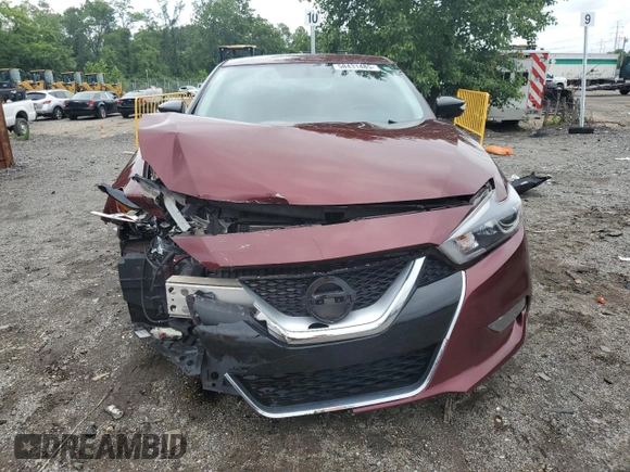 2016 Nissan Maxima SV with VIN 1N4AA6AP8GC432995, listed as a Copart auction lot 58431485 with 128,386 mi miles and Salvage title. Bid and sale history available at DreamBid. Image 5.