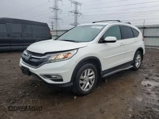 2015 Honda CR-V EX-L with VIN 5J6RM4H71FL020781, listed as a Copart auction lot 49525715 with 86,243 mi miles and Salvage Title. Bid and sale history available at carsss.com. Image 1.