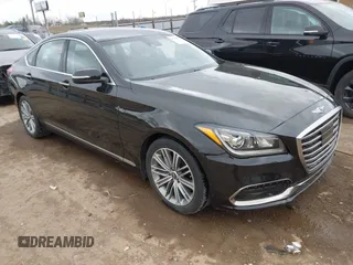 2019 Genesis G80 3.8L with VIN KMHGN4JE3KU286631, listed as a IAAI auction lot 41796968 with 25,230 mi miles and . Bid and sale history available at DreamBid. Image 1.