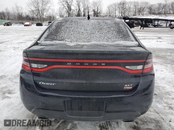 2013 Dodge Dart SXT z VIN 1C3CDFBH1DD134882, wystawiony jako Copart lot #43856205 z przebiegiem 124 629 mil mil oraz Czysty tytuł • Clean title. Historia ofert i sprzedaży dostępna na DreamBid. Obrazek 6.
