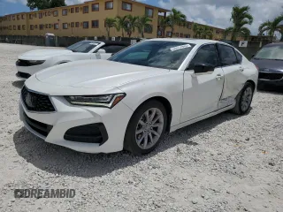 2023 Acura TLX with VIN 19UUB5F37PA006698, listed as a Copart auction lot 54812985 with 37,122 mi miles and Salvage title. Bid and sale history available at DreamBid. Image 1.