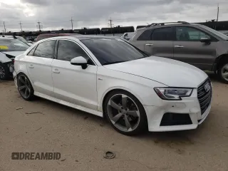 2018 Audi A3 Sedan Premium Plus with VIN WAUJ8GFF4J1019158, listed as a Copart auction lot 44538094 with 81,184 mi miles. Bid and sale history available at carsss.com. Image 4.