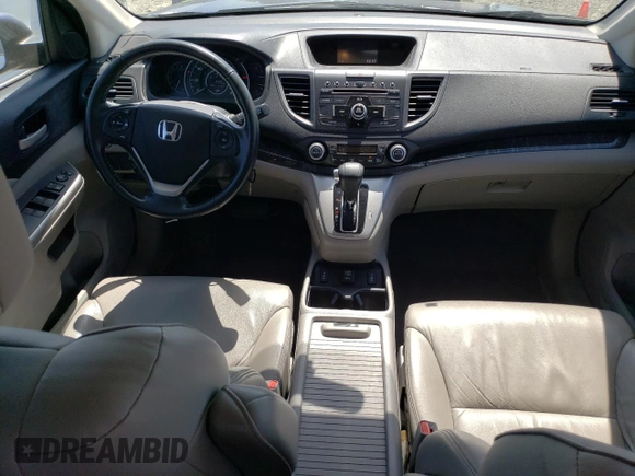 2012 Honda CR-V EX-L with VIN 5J6RM3H71CL048179, listed as a Copart auction lot 52107535 with 104,991 mi miles and Salvage Title. Bid and sale history available at carsss.com. Image 8.