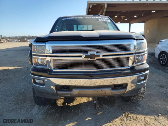 2014 Chevrolet Silverado 1500 LTZ with VIN 3GCUKSEC0EG183557, listed as a Copart auction lot 46301695 with 128,379 mi miles and Salvage Title. Bid and sale history available at carsss.com. Image 5.