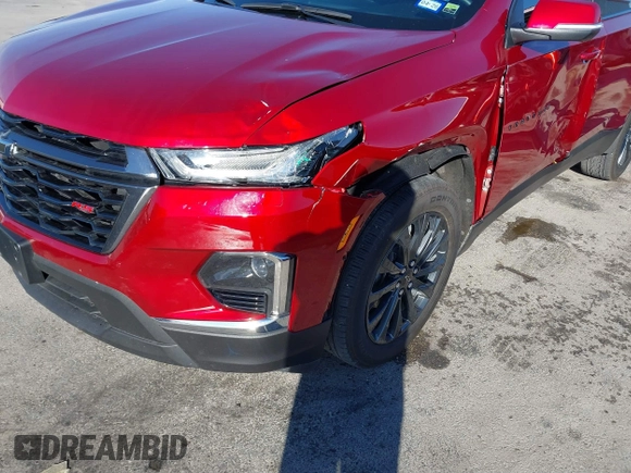 2023 Chevrolet Traverse RS with VIN 1GNERJKW9PJ335871, listed as a IAAI auction lot 41340811 with 17,256 mi miles. Bid and sale history available at carsss.com. Image 6.