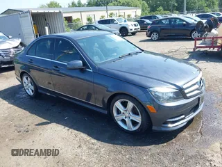 2011 Mercedes-Benz C 300 Sport with VIN WDDGF8BB0BR135476, listed as a IAAI auction lot 42550993 with 98,716 mi miles and . Bid and sale history available at DreamBid. Image 1.