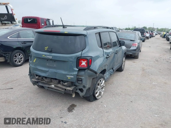 2017 Jeep Renegade Latitude with VIN ZACCJABB7HPG62825, listed as a IAAI auction lot 41919378 with 105,184 mi miles and . Bid and sale history available at DreamBid. Image 4.