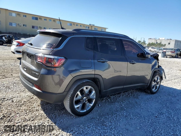 2020 Jeep Compass Limited with VIN 3C4NJCCB6LT114528, listed as a Copart auction lot 87847105 with 90,753 mi miles and Non Repairable. Bid and sale history available at carsss.com. Image 3.